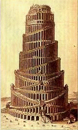 Turris Babel from Athanasius Kircher