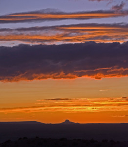 New Mexican sunset by John Fowler of Placitas