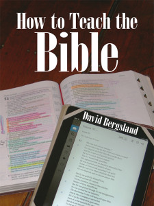 How To Teach the Bible
